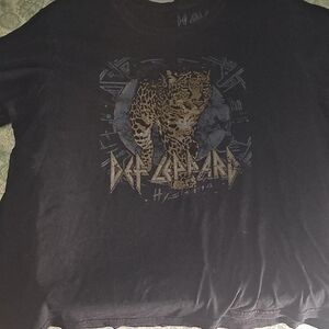 Def Leppard Graphic Tee - Black